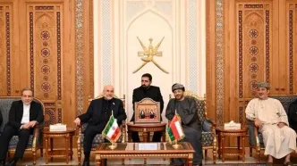 استقبال وزیر خارجه عمان از محمدباقر قالیباف