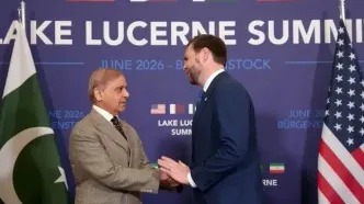 دیدار شهباز شریف و عاصم منیر با ونس در جریان مذاکرات ایران و آمریکا در سوئیس/ ویدئو