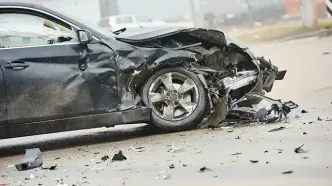 صحنه‌ای دلخراش از تصادف شدید در سهروردی تهران