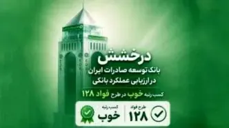 سند رضایت مشتریان از بانک توسعه صادرات ایران