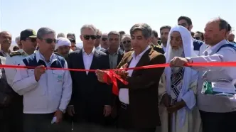 افتتاح جادۀ امید و طرح تأمین آب پایدار صنعت در فولاد سنگان