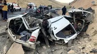 تصادف مرگبار در محور ایوانکی–تهران؛ ۶ کشته از اتباع خارجی