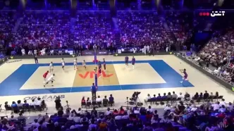 ببینید؛ خلاصه والیبال فرانسه 3 - 2 ایران | لیگ ملت‌های والیبال ۲۰۲۶