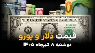 جدیدترین قیمت ارز آزاد امروز دوشنبه ۸ تیر ۱۴۰۵ | نرخ دلار، یورو و درهم افزایشی شد