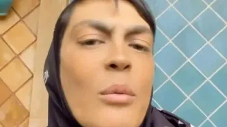 سوتی شهربانو منصوریان در تبریک مراسم عروسی برادرش