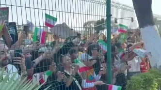 ببینید؛ بدرقه شگفت‌انگیز تیم ملی به لس‌آنجلس توسط مکزیکی‌ها با فریاد «ایران»
