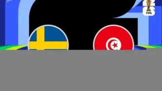 خلاصه دیدار سوئد ۵ - تونس ۱