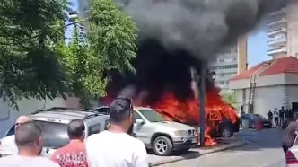 حمله پهپادی اسرائیل به شهر صیدا در جنوب لبنان و شهادت 2 نفر/ ویدئو
