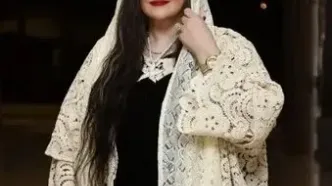 نعیمه نظام‌دوست با لباس دانتل مجلسی/ عکس