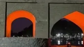همنشینی ماه و زهره و عطارد بر فراز پل مارنان