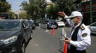 واکنش پلیس راهور به بسته شدن ورودی‌های تهران و ممنوعیت ورود خودروهای شهرستانی