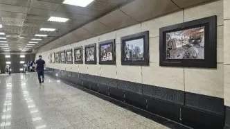 «ایستاده در غبار» به ایستگاه مترو تئاتر شهر رسید/ روایت تصویری جنایات جنگی علیه میراث تاریخی ایران در قلب پایتخت