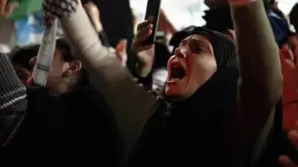 مطالبه مردم انقلابی تهران در میدان خراسان