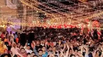 مهمونی کیلومتری غدیر در پاکستان/ ویدئو