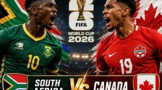 جام جهانی 2026؛ ساعت بازی کانادا و آفریقای جنوبی