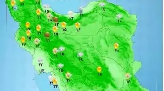 رگبار پراکنده باران در ۵ استان نوار شمالی کشور