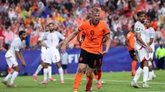 تونس 1 -- 3 هلند ؛ صدرنشین لاله های نارنجی اروپا