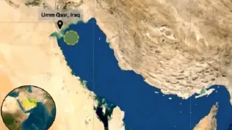 وقوع انفجار ناشی از یک پرتابه در یک کشتی باری در نزدیکی سواحل کویت در خلیج فارس