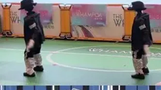 رقص ربات‌های انسان‌نمای به سبک مایکل جکسون
