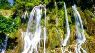 نگین زیبا و مسحور کننده لرستان / آبشار بیشه