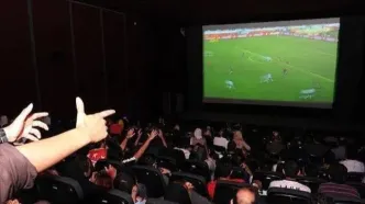 فروش ۱۴ هزار و ۵۰۰ بلیت برای اکران دیدار ایران و بلژیک در سینماها