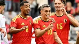 بلژیگ 5 - 0 تونس ؛ جشن پنج‌گله حریف ایران در دیداری دوستانه