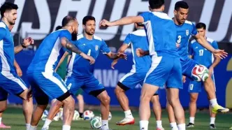 تمرین تیم ملی در تیخوانا