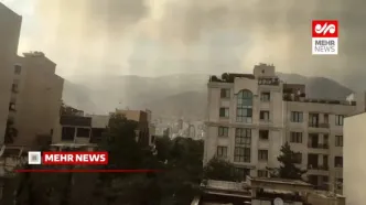 ویدئو؛ آسمان خروشان امشب تهران