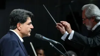 ارکستر موسیقی ملی ایران با عنوان «از دیارِ نغمه‌خوانی» و بازخوانی آثار زنده‌یاد علی تجویدی به روایت تصویر