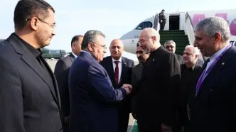 اولین تصاویر از قالیباف در باکو