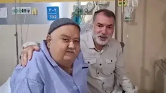 انتشار فیلم اکبر عبدی در کنار مسعود ده‌نمکی در بیمارستان و قول همکاری برای تولید اخراجی‌ها