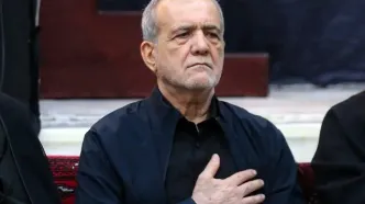 رئیس جمهور در جمع عزاداران حسینی تبریز