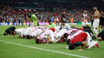 مراکشی‌ها پس از حذف هلند جشن گرفتند