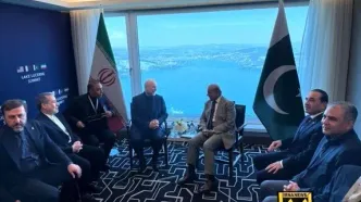 دیدار نخست‌وزیر پاکستان با قالیباف +فیلم