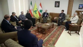 حضور کمیسیون امنیت ملی مجلس در دفتر حزب‌الله لبنان در تهران