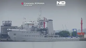 لحظه فرار خبرنگار در پخش زنده پس از انفجار پهپاد
