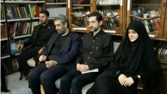 دختر و پسر مسعود پزشکیان در قم +‌ عکس
