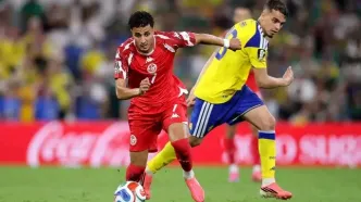 گزارش تصویری دیدار سوئد و تونس