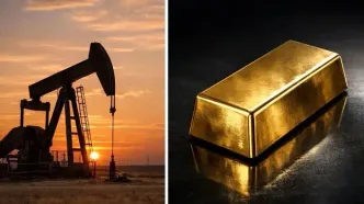 تداوم کاهش بهای جهانی نفت/ طلا در برابر دلار عقب نشست