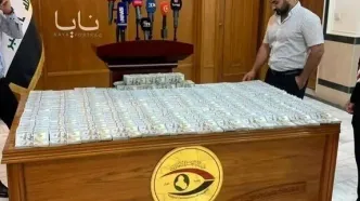 فساد بزرگ در عراق/ تصاویری حیرت انگیز از اموال مخفی در منزل نمایندگان