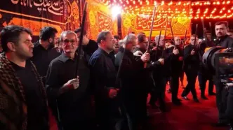 حضور رئیس‌جمهور در مراسم شام غریبان حضرت اباعبدالله الحسین (ع) در ارومیه