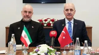 دیدار روسای مجالس ترکیه و ایران در باکو