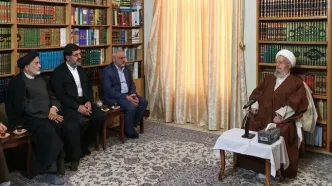 حاجی میرزایی با آیت‌الله مکارم شیرازی دیدار کرد