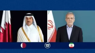 قدردانی پزشکیان از قطر و نقش آن در کاهش تنش‌ها