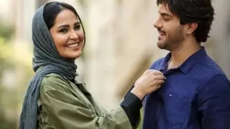 «سینا مهراد و ستایش رجایی نیا» در پشت صحنه سریال بدنام