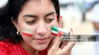 تصاویری از هواداران تیم ملی فوتبال ایران در دیدار مقابل بلژیک