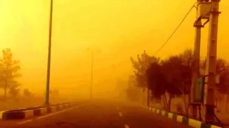 وضعیت عجیب و غریب گردوخاک در سیستان و بلوچستان + فیلم