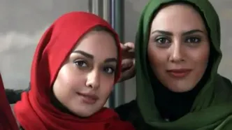 سفر در زمان؛ «صدف طاهریان» با لباس دبیرستان و صورت گچی در پشت‌صحنه یک سریال