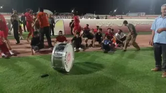 جشن صعود مس شهربابک به لیگ برتر فوتبال ایران + ویدئو