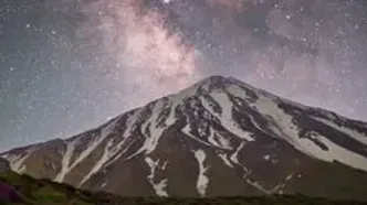 نماهایی از قله دماوند
